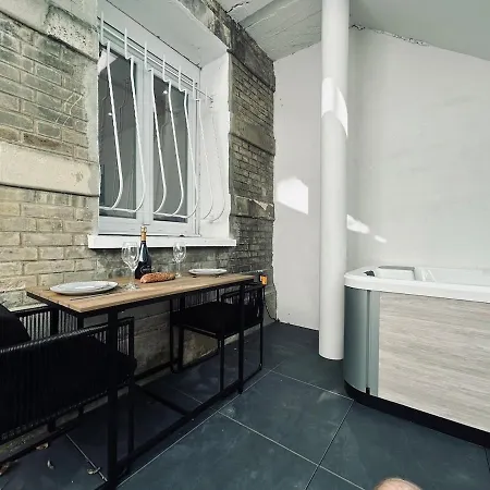 Апартаменты 1 Lenoir Cocon Romantique Avec Jacuzzi Au Centre Реймс